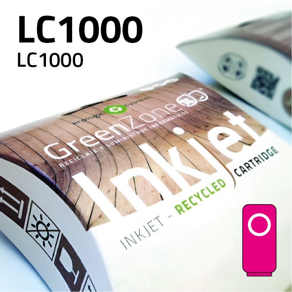 [GBCLC1000M] Cartucho Brother LC970 / LC1000 magenta | 20 ml | Green Zone