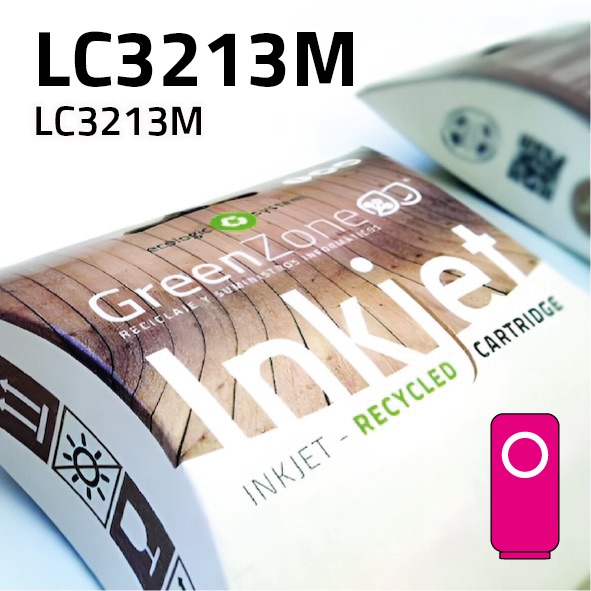 [GBCLC3213M] Cartucho Brother LC3213M magenta | 400 páginas | Green Zone
