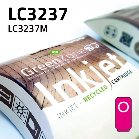 Cartucho Brother LC3237M magenta | 1.500 páginas | Green Zone