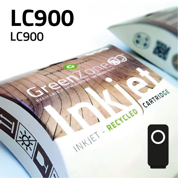 Cartucho Brother LC900 negro | 26 ml | Green Zone