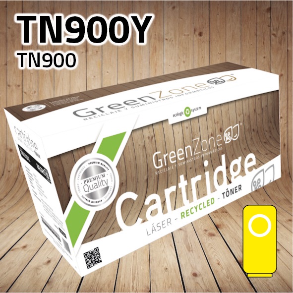 [GBTTN900Y] Tóner Brother TN900 amarillo | 6.000 páginas | Green Zone