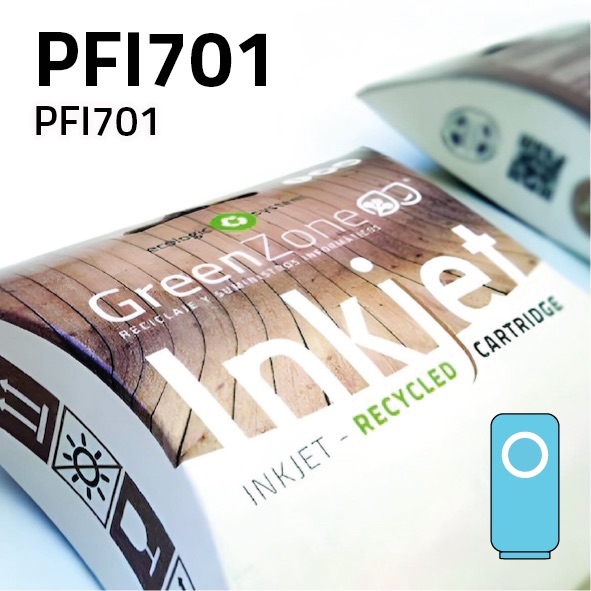 [GCCPFI701LC] Cartucho Canon PFI701 Light cian | 700 ml | Green Zone