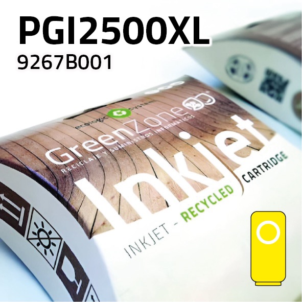 [GCCPGI2500XY] Cartucho Canon PGI2500XL amarillo | 20 ml | Green Zone