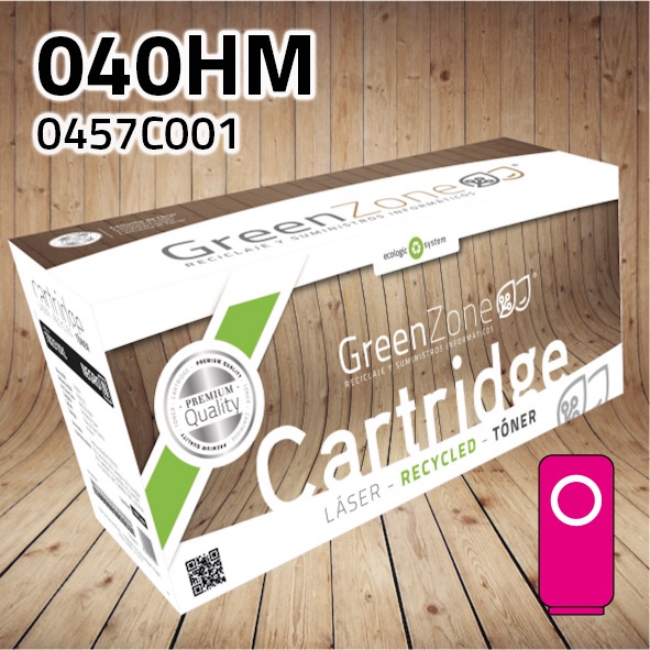 [GCT040HM] Tóner Canon (040HM) 0457C001 magenta | 10.000 páginas | Green Zone