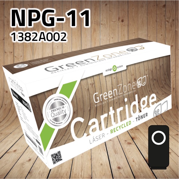 [GCTNPG11N] Tóner Canon (NPG-11) 1382A002 negro | 5.300 páginas | Green Zone