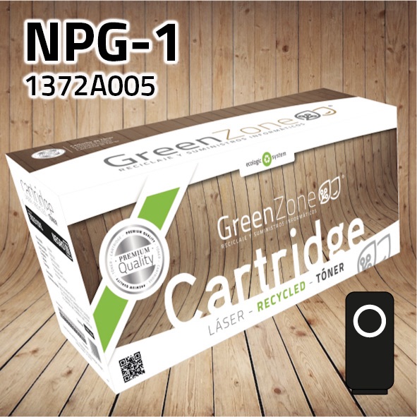[GCTNPG1N] Tóner Canon (NPG-1) 1372A005 negro | 15.200 páginas | Green Zone