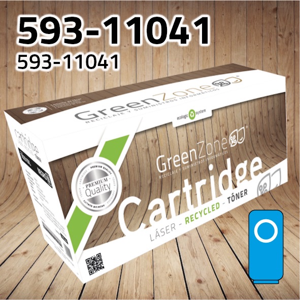 [GDT1041C] Tóner Dell 593-11041 cian | 2.500 páginas | Green Zone