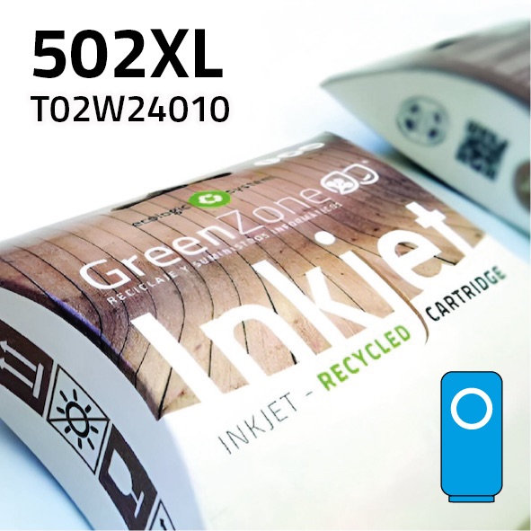 Cartucho Epson T02W24010 (502XL) cian | 470 páginas | Green Zone