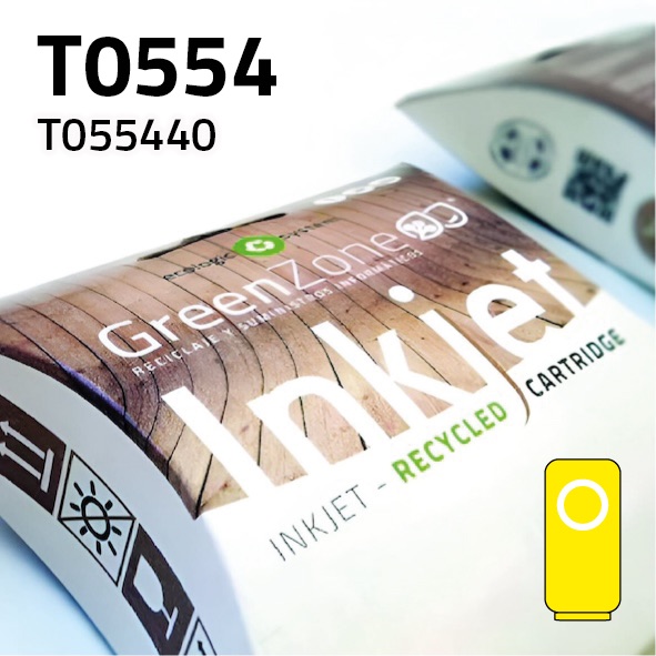 Cartucho Epson T055440 amarillo | 13 ml | Green Zone
