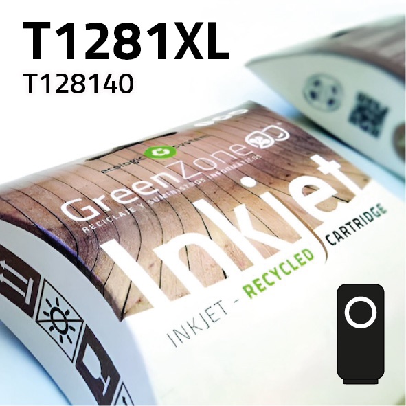 Cartucho Epson T128140XL negro | 16 ml | Green Zone