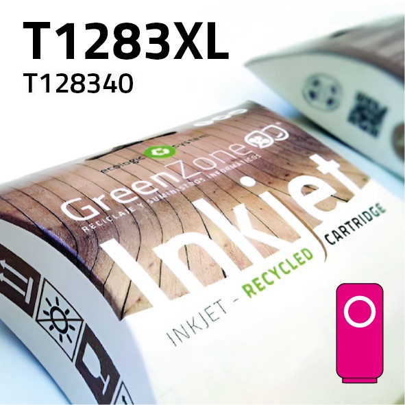 Cartucho Epson T128340XL magenta | 14 ml | Green Zone