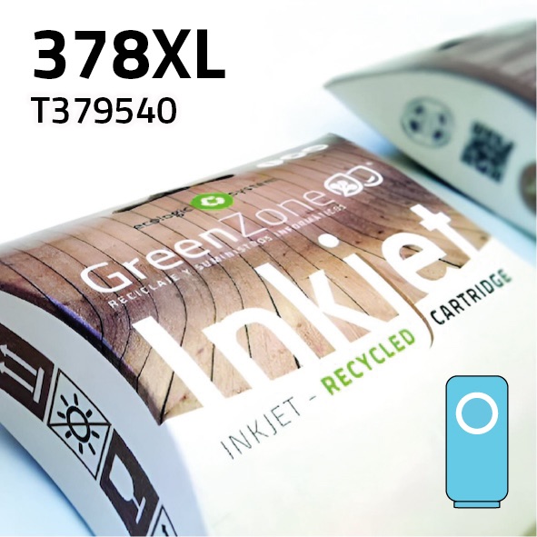 Cartucho Epson T379540 (378XL) cian claro | 10,03 ml | Green Zone