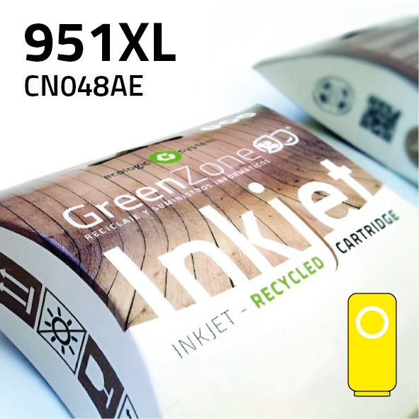 [GHC048AXY] Cartucho HP CN048AE (951XL) amarillo | 30 ml | Green Zone