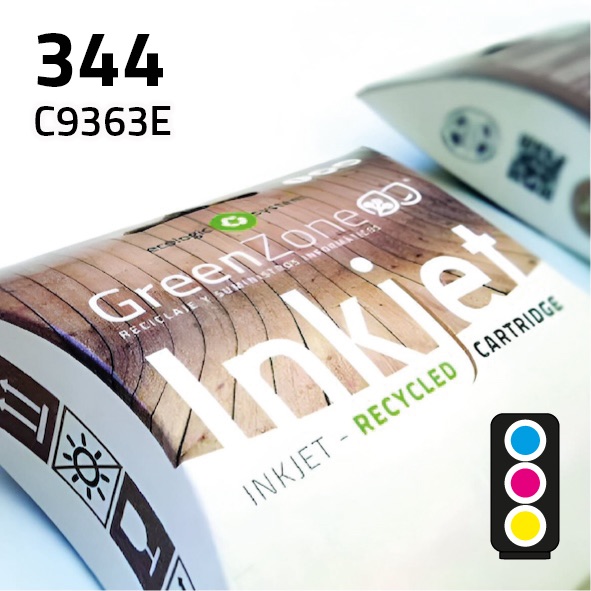 [GHC363C] Cartucho HP C9363E (344) Color | 18 ml | Green Zone