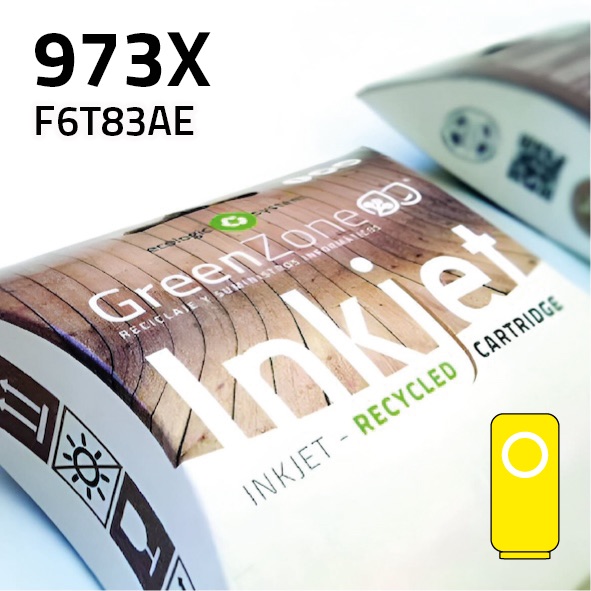 Cartucho HP F6T83AE (973X) amarillo | 7.000 páginas | Green Zone