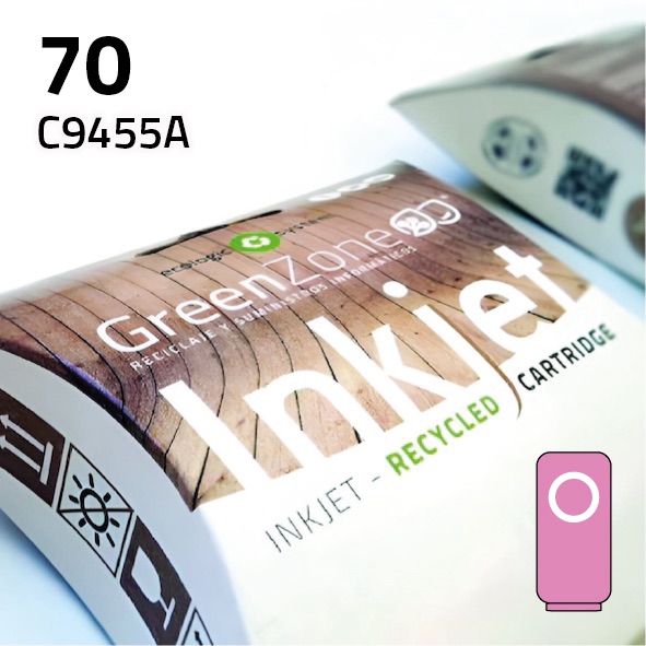 [GHC9455LM] Cartucho HP C9455A (70) light magenta | 130 ml | Green Zone