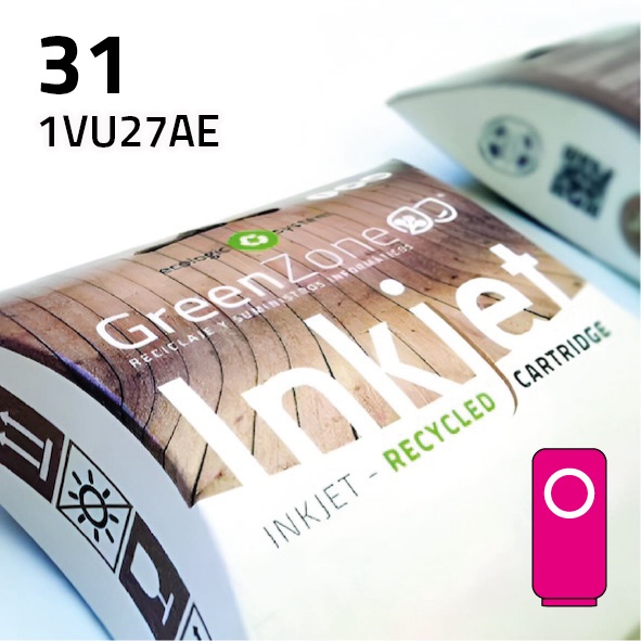 [GHCVU27M] Cartucho HP 1VU27AE (31) magenta | 70 ml | Green Zone