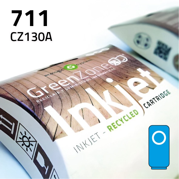 [GHCZ130C] Cartucho HP CZ130A (711) cian | 29 ml | Green Zone