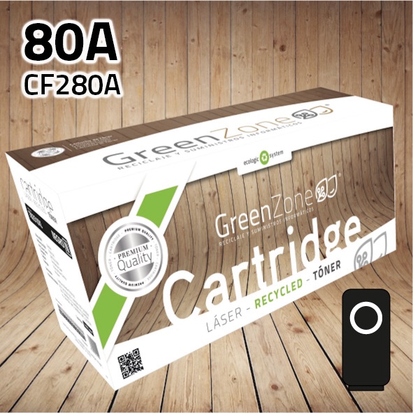 Tóner HP CF280A (80A) negro | 2.700 páginas | Green Zone