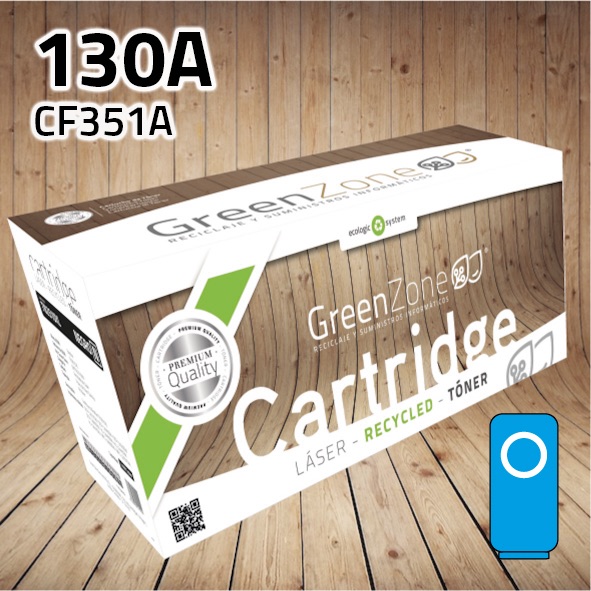 Tóner HP CF351A (130A) cian | 1.000 páginas | Green Zone