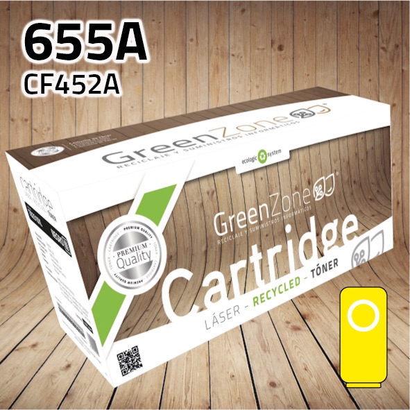 Tóner HP CF452A (655A) amarillo | 10.500 páginas | Green Zone