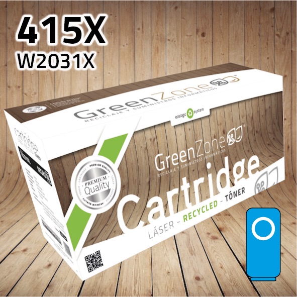 [GHTW2031XC] Tóner HP W2031X (415X) cian | 6.000 páginas | Green Zone