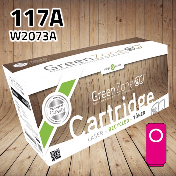 [GHTW2073M] Tóner HP W2073A (117A) magenta | 700 páginas | Green Zone