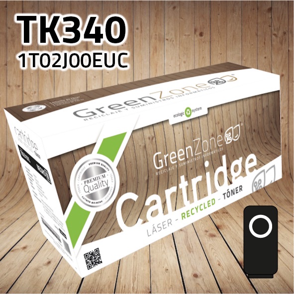 Tóner Kyocera TK340 negro | 12.000 páginas | Green Zone