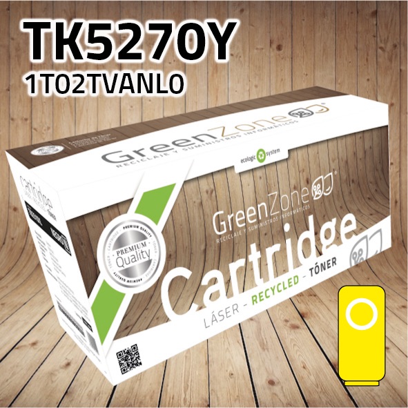 Tóner Kyocera TK5270Y amarillo | 6.000 páginas | Green Zone