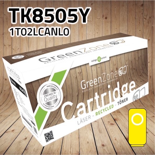 Tóner Kyocera TK8505 amarillo | 20.000 páginas | Green Zone