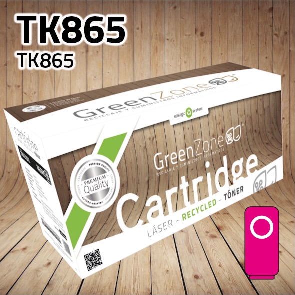 [GKT865M] Tóner Kyocera TK865 magenta | 12.000 páginas | Green Zone