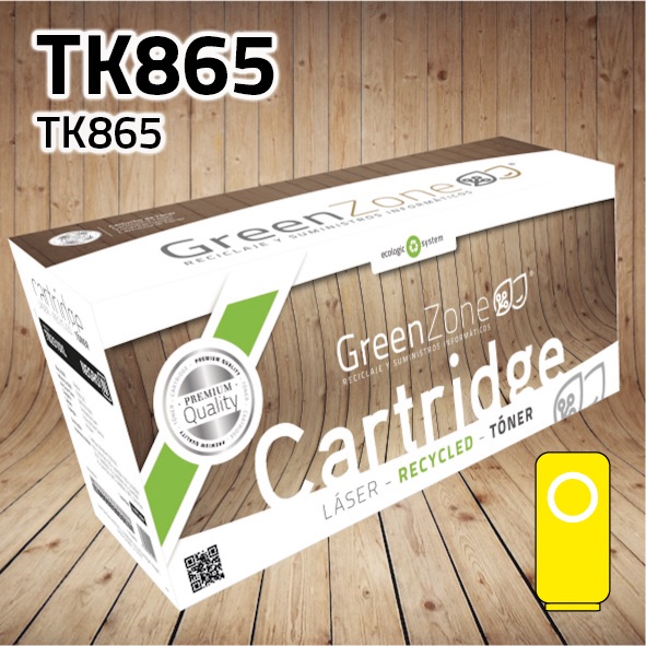 [GKT865Y] Tóner Kyocera TK865 amarillo | 12.000 páginas | Green Zone