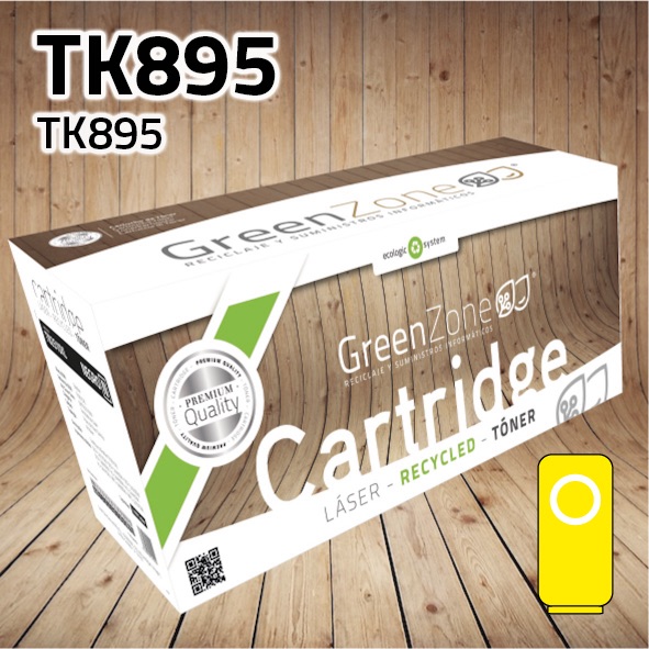 [GKT895Y] Tóner Kyocera TK895 amarillo | 6.000 páginas | Green Zone