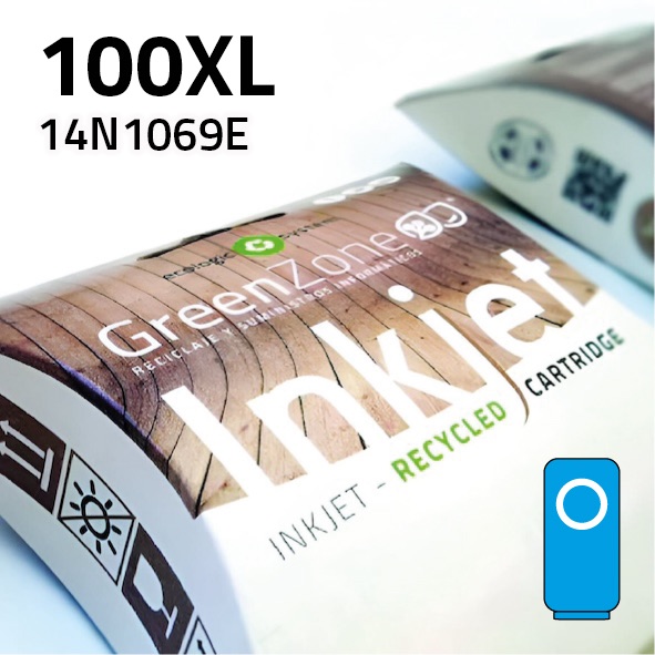 [GLC0900C] Cartucho Lexmark 14N1069E (100XL) cian | 12 ml | Green Zone
