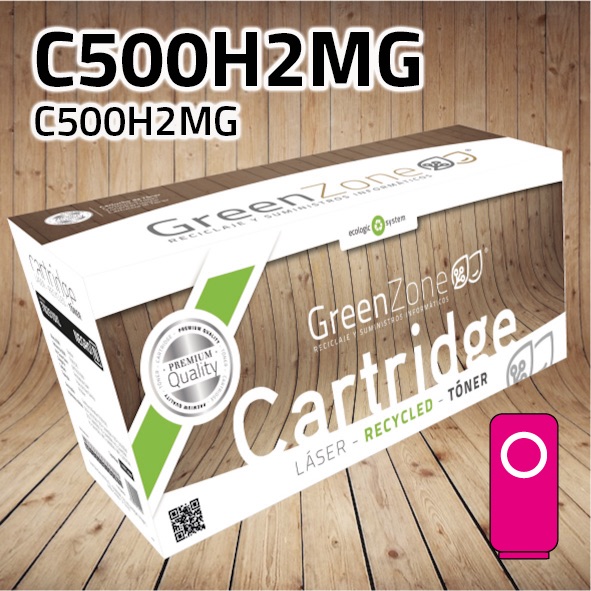 Tóner Lexmark C500H2MG magenta | 3.000 páginas | Green Zone
