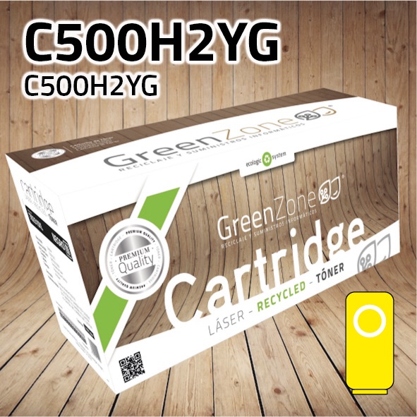 [GLTC500Y] Tóner Lexmark C500H2YG amarillo | 3.000 páginas | Green Zone