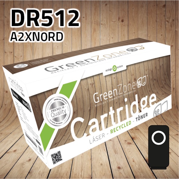 Tambor Konica Minolta DR512 (A2XN0RD) negro | 130.000 páginas | Green Zone