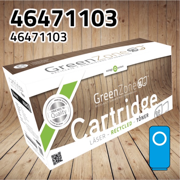 Tóner OKI 46471103 cian | 7.000 páginas | Green Zone
