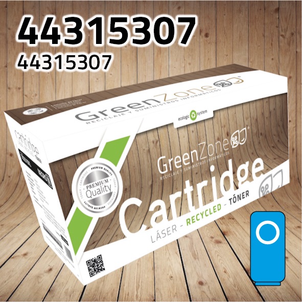 [GOT5307C] Tóner OKI 44315307 cian | 6.000 páginas | Green Zone