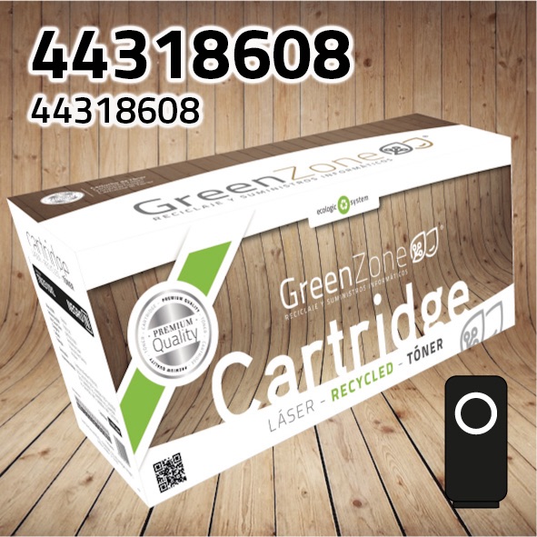 [GOT8608N] Tóner OKI 44318608 negro | 11.000 páginas | Green Zone