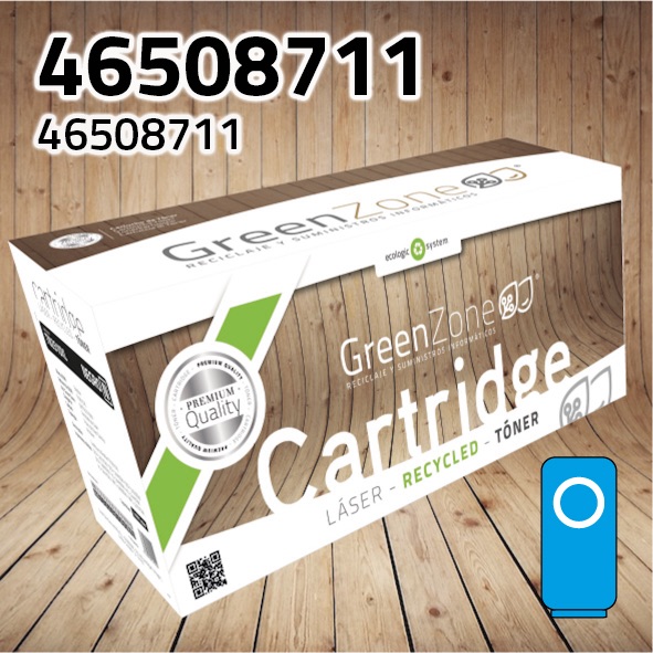 Tóner OKI 46508711 cian | 3.000 páginas | Green Zone