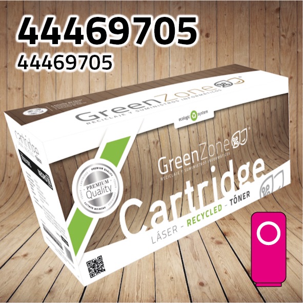 Tóner OKI 44469705 magenta | 2.000 páginas | Green Zone