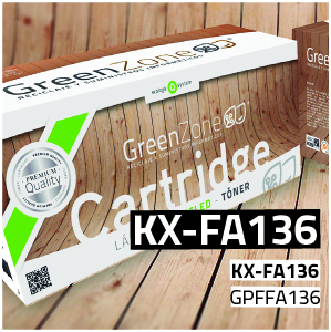[GPFFA136] Green Zone para Panasonic KX-FA136 Negro (2 Rolls)