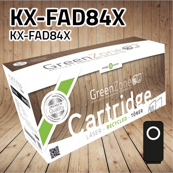 [GPTD84XNO] Tambor Panasonic KX-FAD84X negro | 10.000 páginas | Green Zone