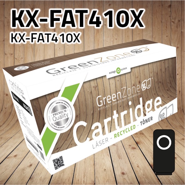 [GPTT410XN] Tóner Panasonic KX-FAT410X negro | 2.500 páginas | Green Zone