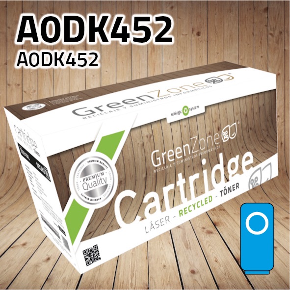 [GQTK452C] Tóner Konica Minolta A0DK452 cian | 8.000 páginas | Green Zone
