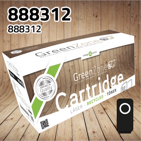 [GRT8312N] Tóner Ricoh 888312 negro | 15.000 páginas | Green Zone
