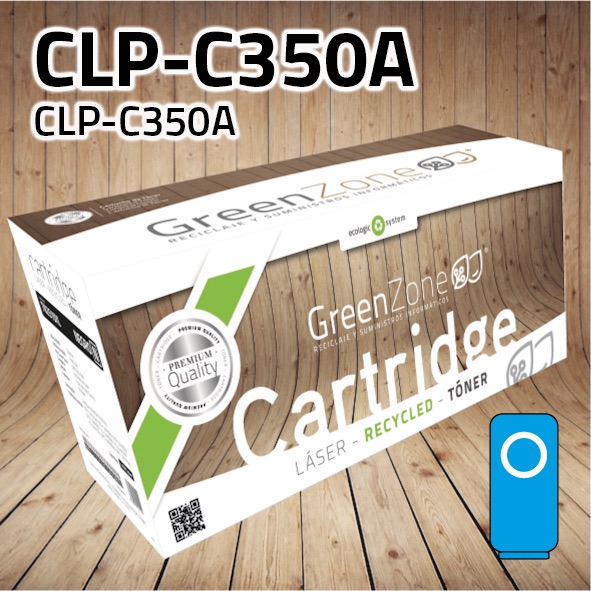 [GST350C] Tóner Samsung CLP-C350A cian | 2.000 páginas | Green Zone