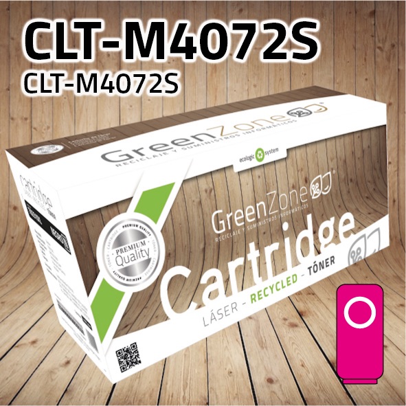 Tóner Samsung CLT-M4072S magenta | 1.000 páginas | Green Zone