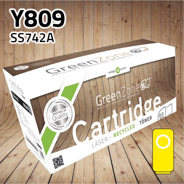 [GSTK809Y] Tóner Samsung Y809 (SS742A) amarillo | 15.000 páginas | Green Zone